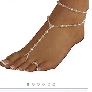 Pearl anklet/toe ring for each foot. Unopened.